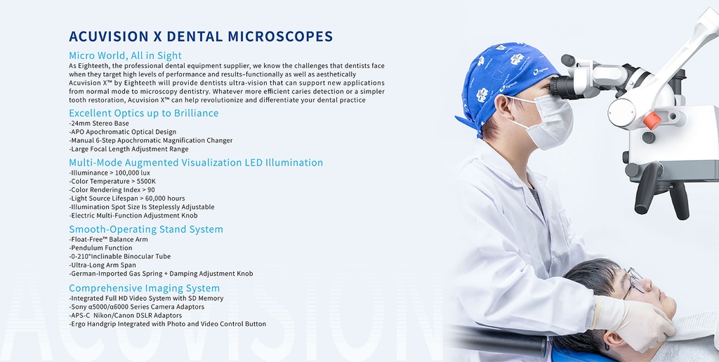 MICROSCOPE AcuVision x EIGHTEETH