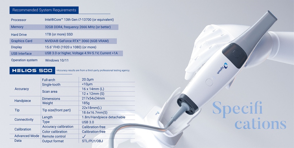HELIOS 500(INTRAORAL SCANNER)