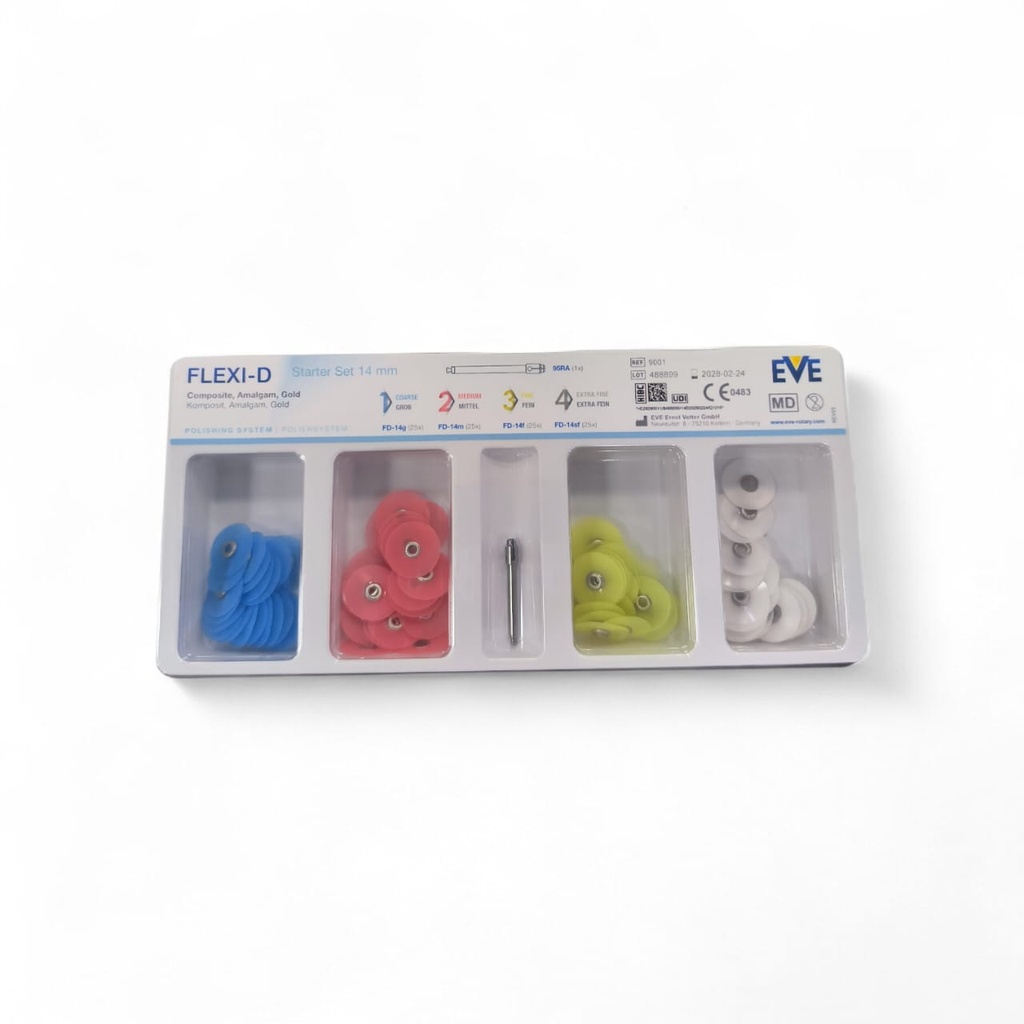 EVE FLEXI-D STARTER SET 14MM COMPOSITE  AMALGAM GOLD