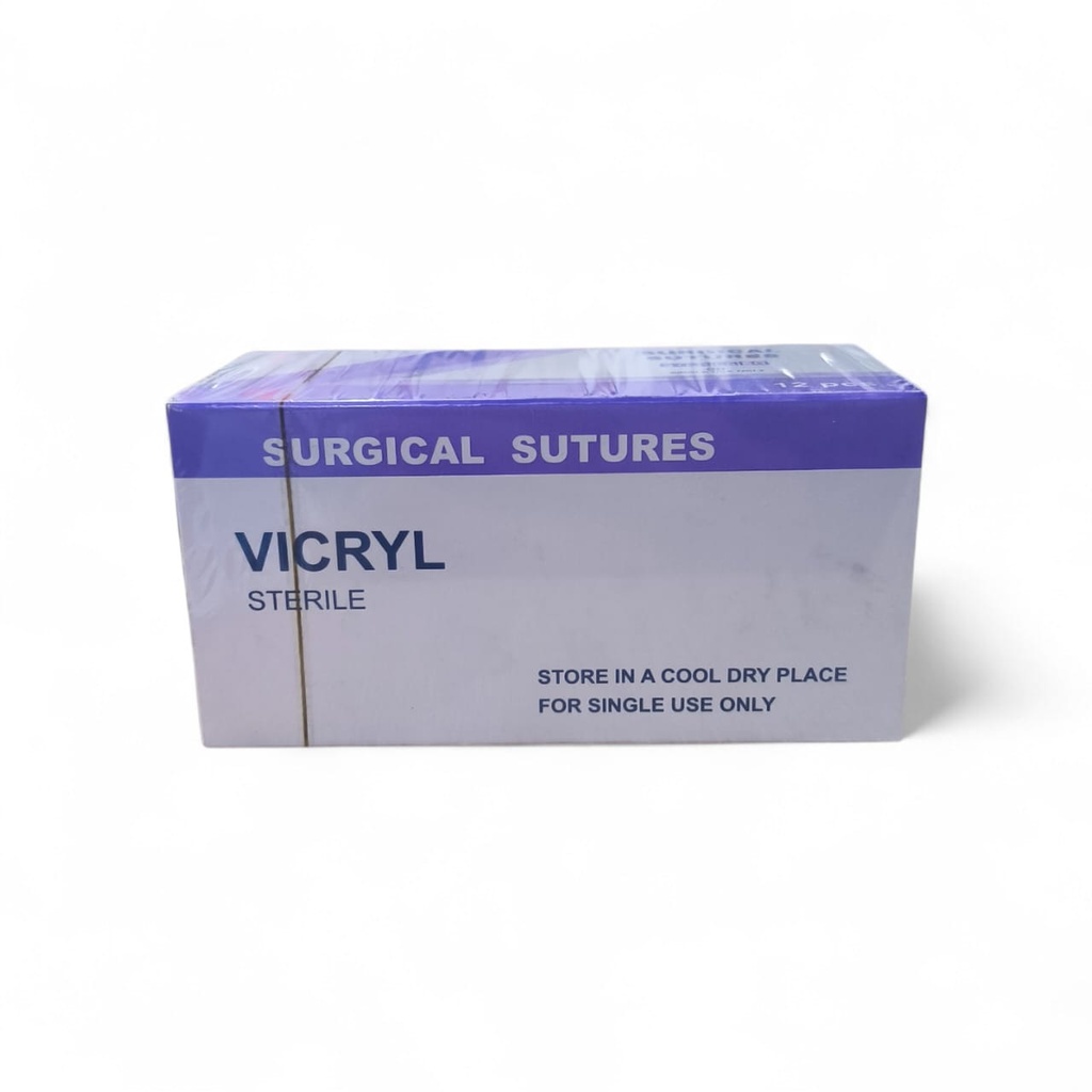 vicryl suture 0.5  75cm circle curved cut 3/8 26mm