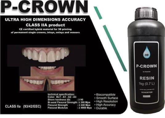 P - CROWN V4 3D PRINTER RESIN