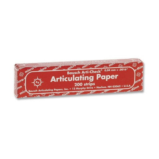[9900035] BAUSCH ARTI CHECK ARTICULATIONG PAPER BK09 BK10