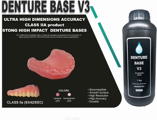 [9903146] DENTURE BASE V2 3D PRINTE RESIN